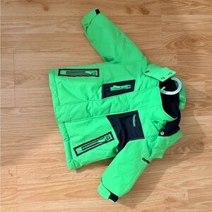 OshKosh B'gosh Neon Green and Black Jacket